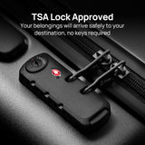 NINETYGO Carry On Luggage 22x14x9 Airline Approved, 20 Inch Luggage with Smooth Spinner Wheels, Lightweight, Hard Shell PC Suitcase Carry-On, Travel Luggage, TSA Approved (Black, Rhine Basic)