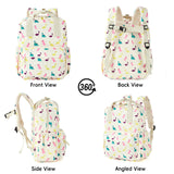 KingCheer Mini Corduroy Backpack Bookbag School Bag for Toddlers Girls and Boys Preschool Daycare Kindergarten 13'' H Lightweight Fits for Folder(Dinosaur-Beige Corduroy)