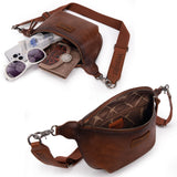 Wrangler Large Fanny Packs for Women Waist Bag Travel Belt Bags Crossbody Sling Purse