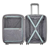 American Tourister Moonlight Hardside Expandable Luggage with Spinner Wheels, Blue Terazzo, 2-Piece Set (20/28)