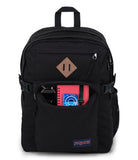 JanSport Main Campus Backpack - Travel or Work backpack w 15-Inch Laptop Sleeve and Dual Water Bottle Pockets, Black
