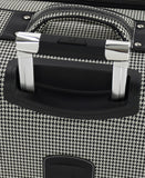 London Fog Cambridge 29" Expandable Spinner, Black White Houndstooth