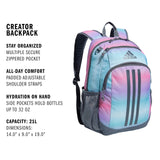 adidas Creator School Backpack for Girls & Boys — Durable Bookbag