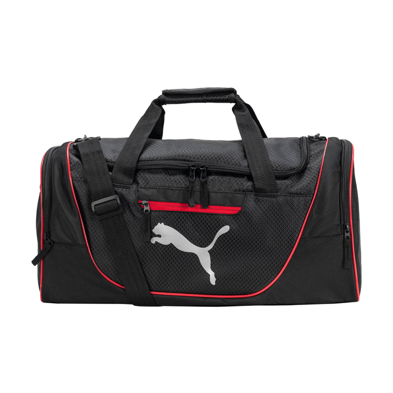 PUMA Evercat Contender Duffel Bag, One Size, Black/Red