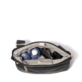 Baggallini Securtex Anti-Theft Large Crossbody 10"x10" Travel Purse with RFID, Locking Zippers & Cut-Resistant Strap