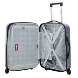 Wrangler Smart Spinner Hardside Luggage, 22-Inch Carry-On, Navy Blue