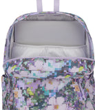 JanSport SuperBreak Plus Backpack with Padded 15-inch Laptop Sleeve and Integrated Bottle Pocket - Spacious and Durable Daypack for Work and Travel, Daydream Contrast Purple/Blue/Purple/Mul