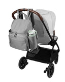 Skip Hop Diaper Bag Backpack with Portable Changing Pad Adjustable Pocket for 30 oz. Tumblers 9 Total Pockets Insulated Packing Cubes Luggage Sleeve & Stroller Straps Fits a 14” Laptop Forma Next Grey