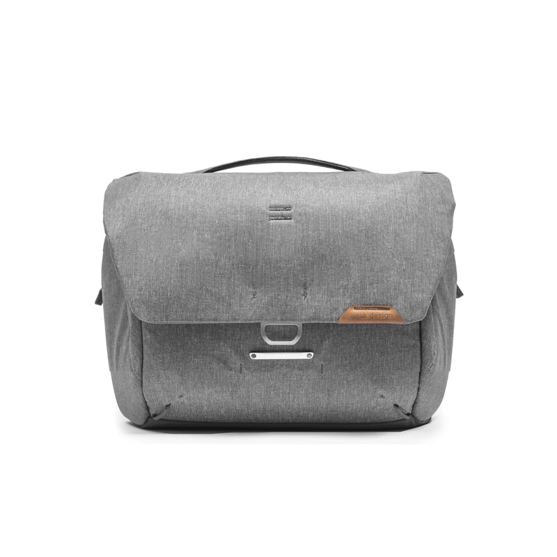 Peak Design Everyday Messenger V3 13L, Ash, Weatherproof Camera and Work Bag with Laptop Sleeve, Expandable, MagLatch Closure, FlexFold Dividers, Fits 13" Laptop, Messenger Bag for Men and Women
