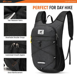 SKYSPER Foldable Hiking Backpack - 10L Small Lightweight Daypack Breathable Travel Backpacks for Men Women