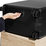 Away Large Checked Luggage, 29 Inch Hardside Suitcase with Spinner Wheels, Lightweight & Durable, TSA Lock, Jet Black