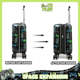 Homskiii Kids Suitcase Set for Boys Hardside Luggage with Spinner Wheels 2 Piece 16inch Toddler Suitcase for Boys Travel Carry on Luggage Airline Approved