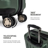 Kenneth Cole REACTION Renegade Luggage Expandable 8-Wheel Spinner Lightweight Hardside Suitcase, Cilantro, 20-inch Carry On