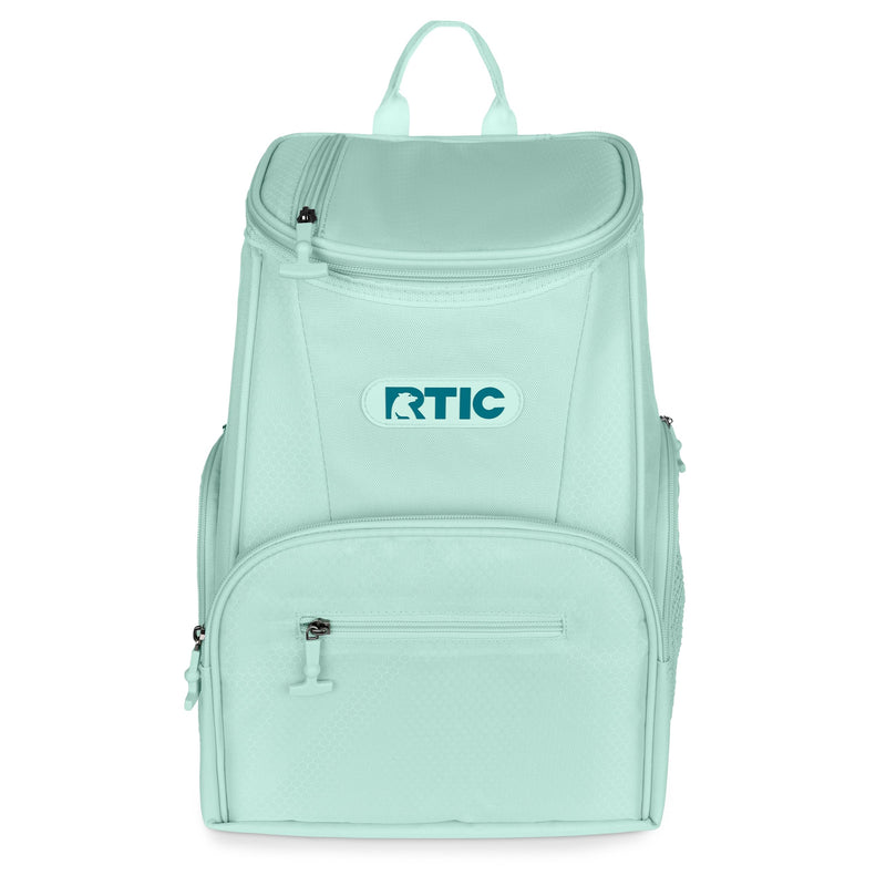 RTIC 15 Can Lightweight Backpack Cooler Soft Insulated Portable Bag for Lunch, Beach, Drink, Beverage, Travel, Camping, Picnic, Car, Hiking, Fresh Mint