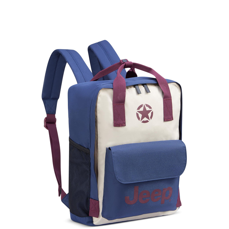 Jeep JS014D Tote Laptop Travel Backpack, Blue