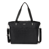Baggallini Carryall Laptop Tote - Medium 12x19 Inch Travel Crossbody Shoulder Bag