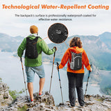 Seektop Expandable Small Hiking Backpack 12L-15L Lightweight Packable Waterproof Daypack with Phone Pocket for Women Men