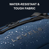 LEVEL8 Luminous 24 Inch Checked Luggage with Water Resistant Travel Duffle Bag