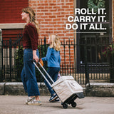 RTIC 40 Can Everyday Wheeled Cooler, Soft Sided Insulated Portable Rolling Collapsible Cooler Bag with Wheels and Handle for Outdoor, Beach, Camping, Sports, Travel, Leakproof, Navy