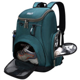 MIER Gym Backpack 40L Basketball Backpack with Ball Compartment & Shoes Storage Multi-Functional Sports Soccer Bag Large Equipment Back Pack Volleyball Backpacks for Men Women, Dark Green
