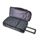 Samsonite Andante 2 Wheeled Duffel Bag – 32-Inch Durable Rolling Luggage with Inline Skate Wheels, Push-Button Handle & Spacious Compartments – Travel-Friendly and Lightweight - All Black