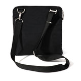 Baggallini Securtex Anti-Theft Large Crossbody 10"x10" Travel Purse with RFID, Locking Zippers & Cut-Resistant Strap