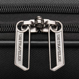 U.S. Traveler Aviron Bay Expandable Softside Luggage with Spinner Wheels, Black, 2-Piece Set
