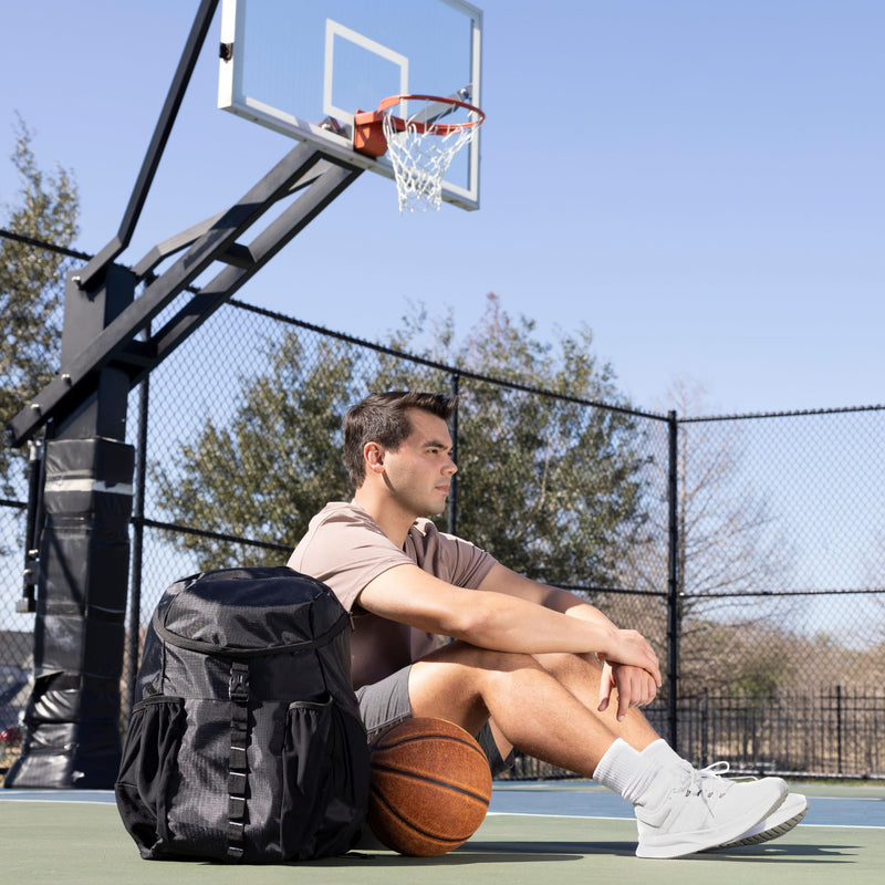 Athletico Basketball Bag - Large Basketball Backpack for Men & Women - Volleyball & Soccer (Black)