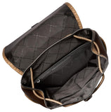 Michael Kors Men's Hudson Slim Flap Backpack, Brown Multi, One Size