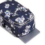 Vera Bradley Women's, Performance Twill Travel Backpack Travel Bag, Blooms and Branches Navy, One Size