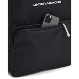 Under Armour Unisex-Adult Loudon Backpack, (001) Black/Black/White, One Size Fits Most