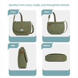 Travelon Anti-Theft Heritage Saddle Crossbody