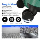 GinzaTravel 4 Piece Hardshell Expandable Luggage Sets with Spinner Wheels TSA Lock,Large Suitcases with Wheels, 20inch 25inch 29inch, Green