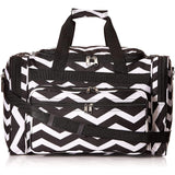World Traveler Chevron, Black White Che, One Size