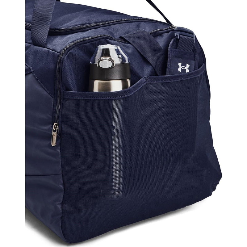 Under Armour unisex-adult Undeniable 5.0 Duffle-Large, Midnight Navy (410)/Metallic Silver, One Size Fits Most