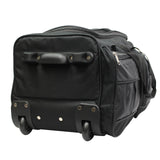 Dejuno 20-inch Carry-on Rolling Duffle Bag - Black