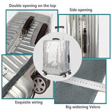 GigabitBest 20 Inch Clear PVC Luggage Cover Protectors Suitcase Covers for Luggage Thickened suitcase protective cover for Wheeled Suitcase Suitable for 20"