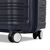 Samsonite Elevation Plus - Large Hardside Luggage - Scratch Resistant Polypropylene Shell, RightHeight™ Adjustable Handle, Integrated AirTag Holder, TSA Lock, WetPak™ Compartment - Midnight Blue