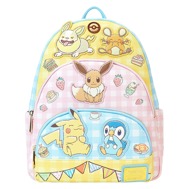Loungefly Pokémon Cafe Tripple Pocket Backpack