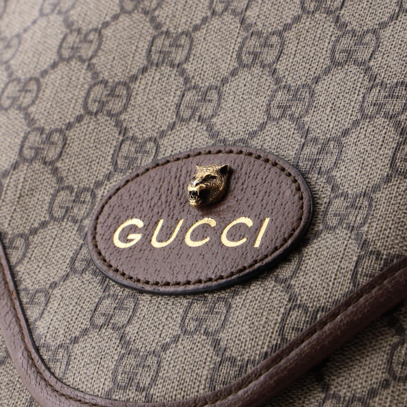 Gucci, Pre-Loved Neo Vintage Envelope Messenger GG Coated Canvas Medium, Brown
