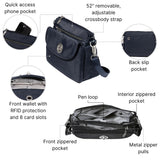 Baggallini Women's Calais Crossbody Bag, French Navy