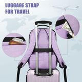 MATEIN Laptop Backpack for Women, Anti Theft 15.6 inch College School Bookbag for Girls, Water Resistant Stylish Travel Computer Work Backpack for Nurse, Light Purple