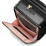 Samsonite Mobile Solutions 2 Carry-On Luggage, Expandable Spinner Suitcase with Laptop Compartment, TSA Lock, Lightweight Travel Bag with Dual Spinner Wheels & WetPak Storage, Black