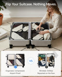 LUGGEX Carry On Luggage and 4 Set Packing Cubes Bundle – Travel Essentials
