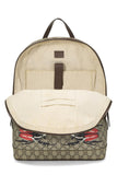 Gucci, Pre-Loved GG Supreme Magnetismo Insect Backpack, Brown