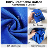 AmKune Cat Carrier Pouch for Medium Cats 10–20 lbs, Soft Cat Carrier with Upgraded Adjustable Strap, Durable Cotton Cat Bag for Nail Trimming, Medication & Vet Visits – Klein Blue