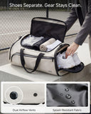 LUGGEX Gym Duffle Bag for Women Men, TDX01 Expandable Sports Gym Bag with Shoe Compartment, Wet Pocket, Water-Resistant Travel Duffel Bags Carry On Duffel Bag Backpack (TDX-Pro, Black, 40L)