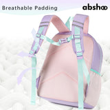 abshoo Kindergarten Backpack for Girls Preschool Backpacks School Bookbag for Kids 4-8(Pink and Purple)