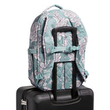 Vera Bradley Women's Performance Twill Travel Backpack Travel Bag, Tiger Lily Blue Oar, One Size