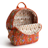 Vera Bradley Women's Premium Cotton Small Banbury Backpack, Garden Paisley, One Size